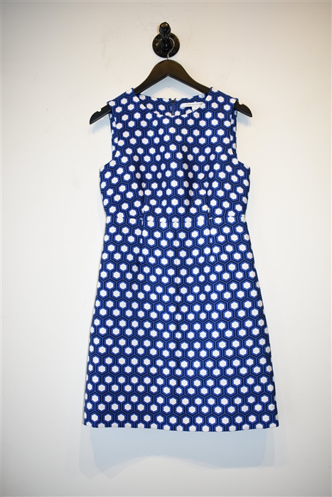 Geometric Diane von Furstenberg Sheath Dress, size 4