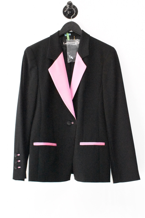 Black & Pink Louis Feraud Skirt Suit, size 10