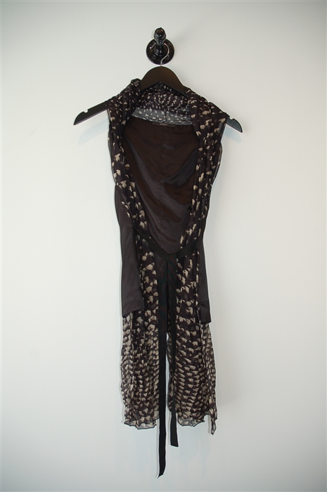 Black & Cream Seventy Vest, size 6