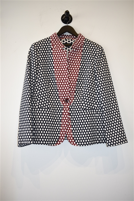 Navy & White Escada Blazer, size 14