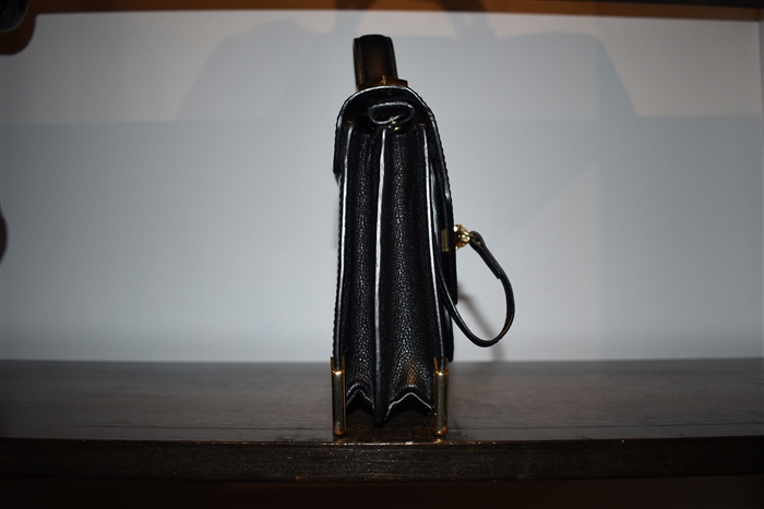 Black Leather Mackage Handbag, size S