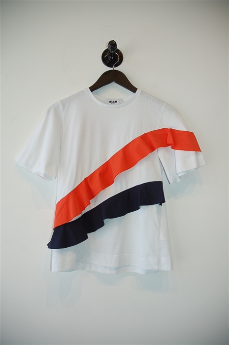 White MSGM T-Shirt, size XS