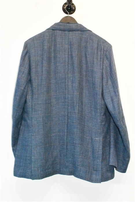 Blue Check Corneliani Jacket, size XL
