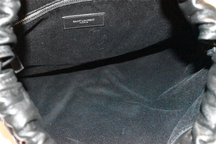 Black & White Saint Laurent Backpack, size O/S