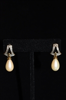 Gold Nina Ricci - Vintage Earrings, size O/S