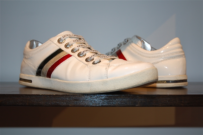Bright White Dolce & Gabbana Sneaker, size 9.5