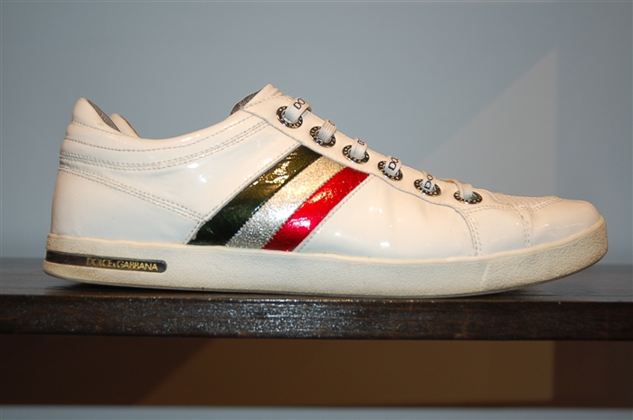 Bright White Dolce & Gabbana Sneaker, size 9.5