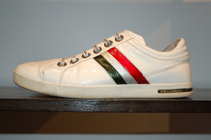 Bright White Dolce & Gabbana Sneaker, size 9.5