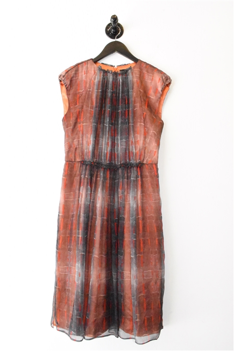 Abstract Print Giorgio Armani Fit & Flare Dress, size 4