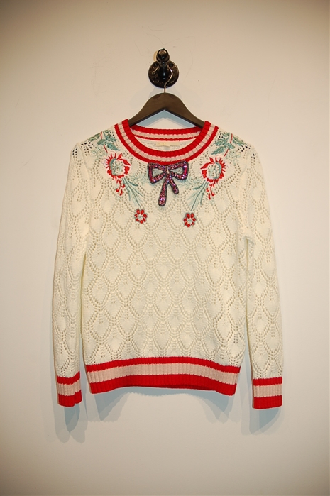 Soft White Maje Pullover, size M