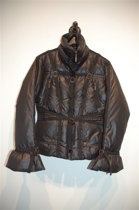 Basic Black Just Cavalli Puffer Jacket, size XS