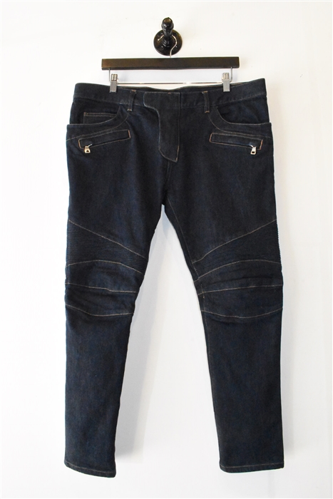 Dark Denim Balmain Denim, size 38