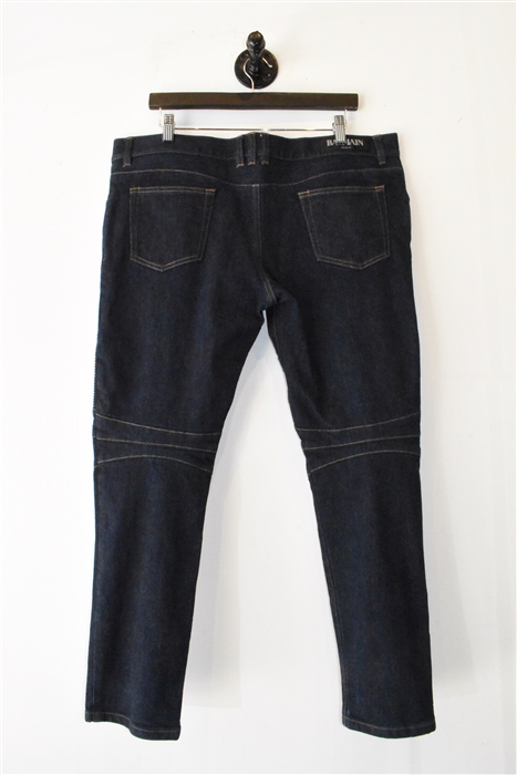 Dark Denim Balmain Denim, size 38