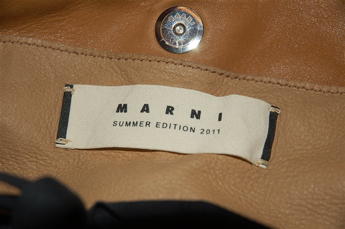 Camel Marni Tote, size M