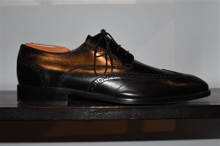 Black Leather Salvatore Ferragamo Derby, size 9.5