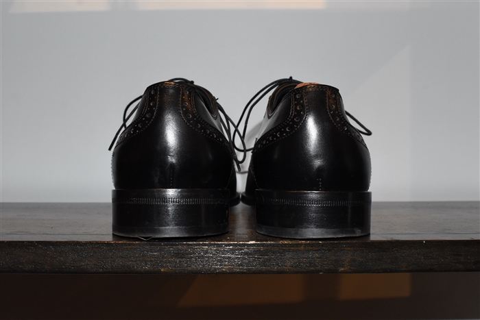 Black Leather Salvatore Ferragamo Derby, size 9.5