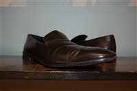 Black Leather Prada Slip-On Shoe, size 10.5