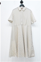 Beige Check Max Mara - Studio Shirt Dress, size L