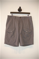 Cloudy Gray Brunello Cucinelli Shorts, size 32