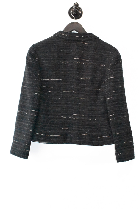 Black Tweed Chanel Tweed Jacket, size S