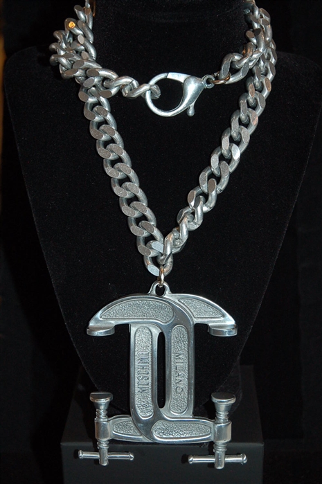 Silver Moschino Necklace, size O/S