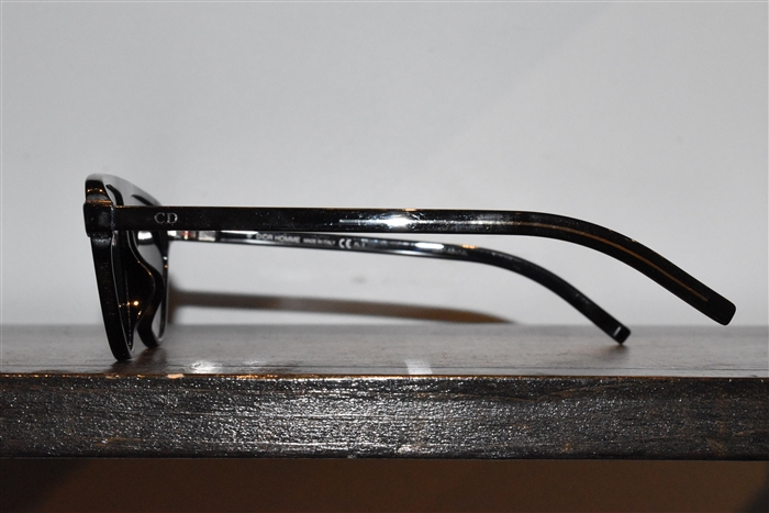 Shiny Black Dior Sunglasses, size O/S