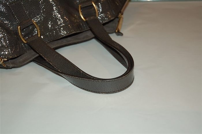 Mocha Saint Laurent Tote, size L