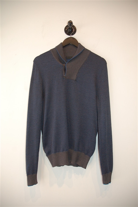 Blue & Gray Alexander McQueen Pullover, size S