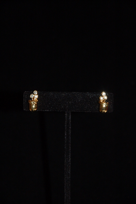 Gold Nina Ricci Earrings, size O/S