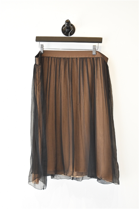 Black Akris A-Line Skirt, size 16