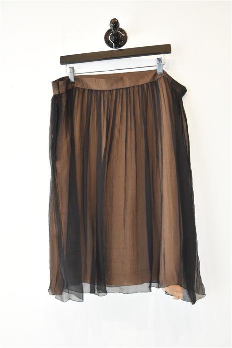 Black Akris A-Line Skirt, size 16