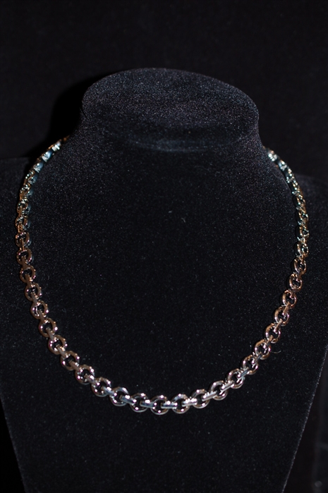 Rhodium Nina Ricci Necklace, size O/S