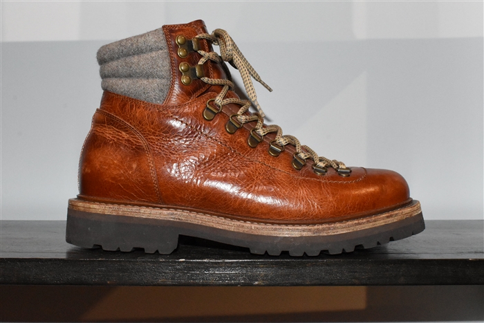 Cognac Brunello Cucinelli Boots, size 7