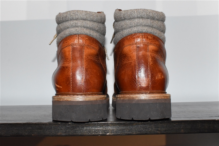 Cognac Brunello Cucinelli Boots, size 7