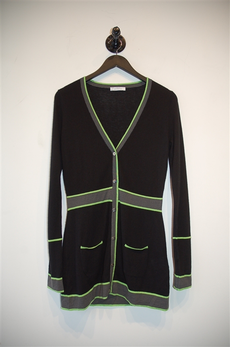 Black Versace Collection Cardigan, size 4