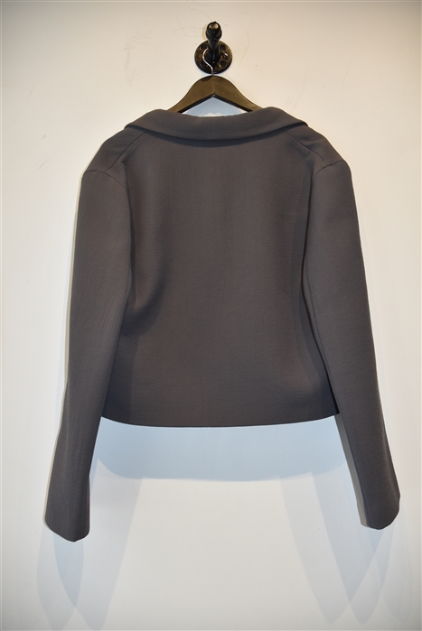 Soft Gray Bottega Veneta Skirt Suit, size 8