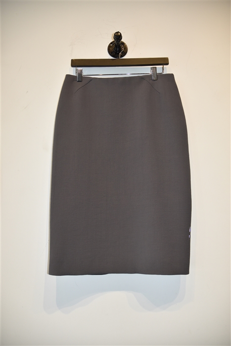 Soft Gray Bottega Veneta Skirt Suit, size 8