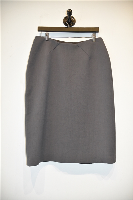 Soft Gray Bottega Veneta Skirt Suit, size 8