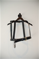 Black Leather Comrags Harness, size O/S