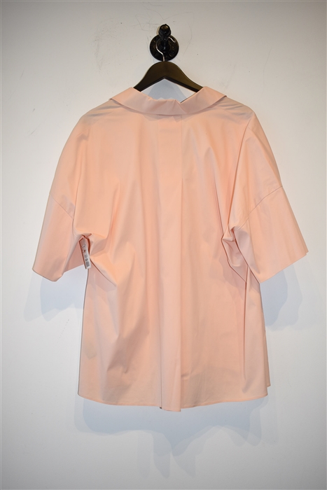 Peach Lafayette 148 Short-Sleeved Top, size L