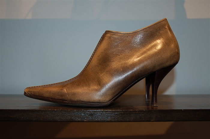 Burnished Brown Prada Booties, size 8