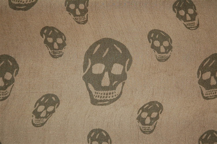 Dark Gold Alexander McQueen Scarf, size O/S