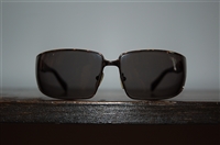 Shiny Black Prada Sunglasses, size O/S