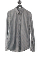 Polka Dot John Varvatos Button Shirt, size L
