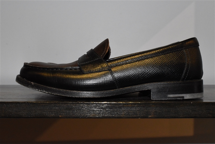 Black & Brown Prada Loafer, size 5.5