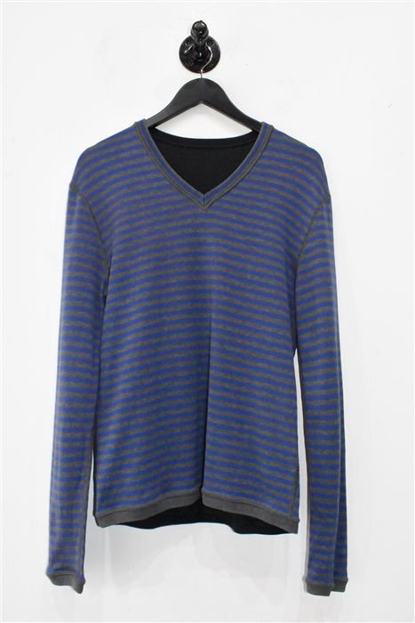 Blue Stripe Gucci T-Shirt, size M