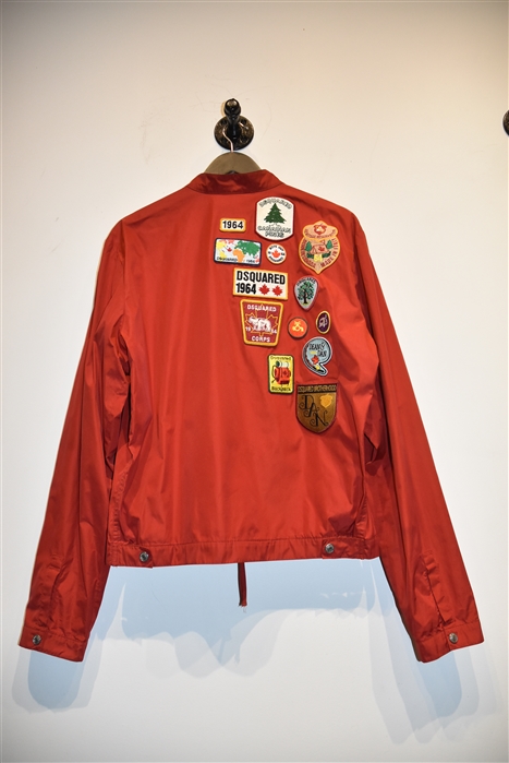 Deep Red DSquared2 Zippered Jacket, size XL