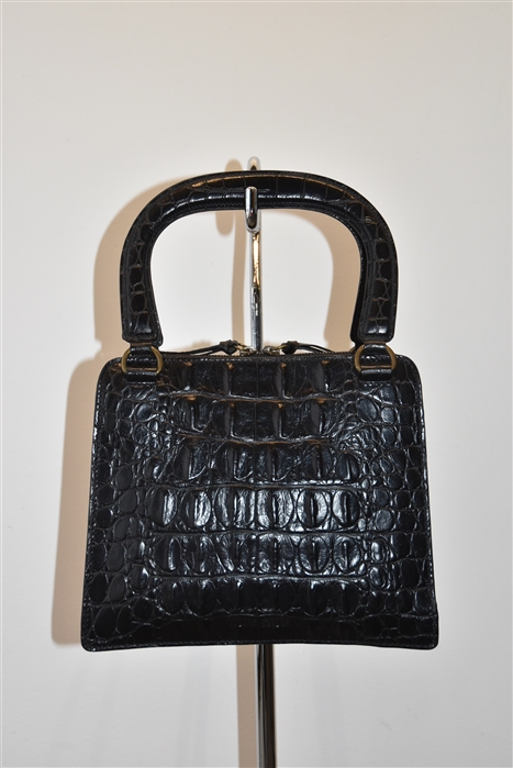 Black Leather Miu Miu Handbag, size S