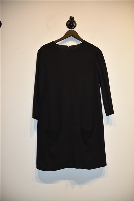 Basic Black The Row Shift Dress, size S