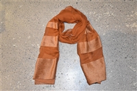 Burnt Sienna Adolfo Dominguez Scarf, size O/S